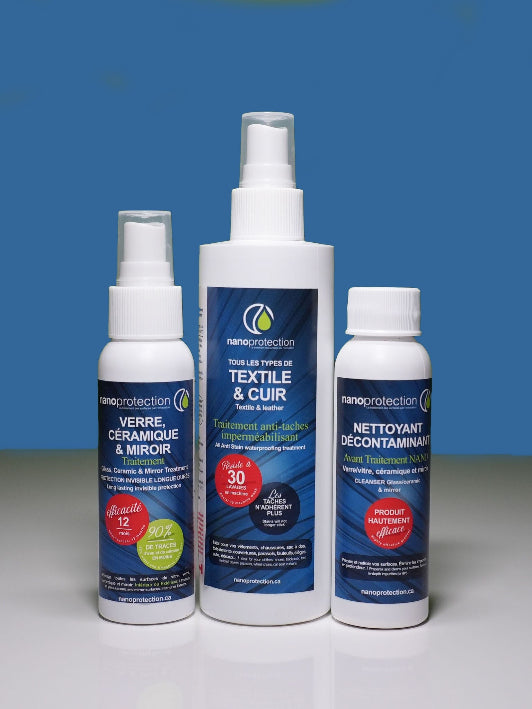 Complete Protection for Glass, Ceramic, Mirror, Textile, and Leather - Nano Protection