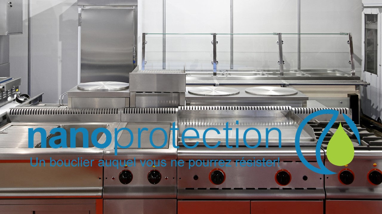Kit de protection en acier inoxydable/Inox et chrome résistant aux empreintes digitales