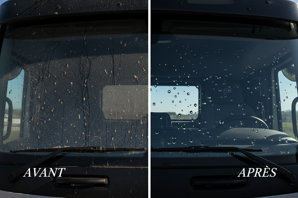 Self-Cleaning Windows - Rain removes dust, wind removes the last drops