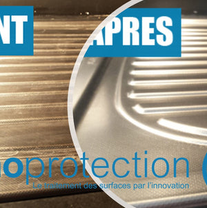 Kit de protection en acier inoxydable/Inox et chrome résistant aux empreintes digitales