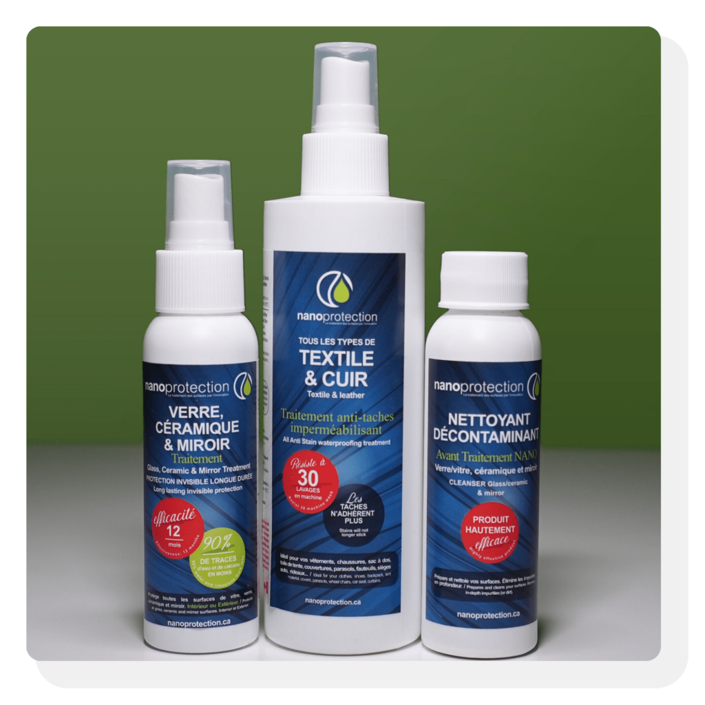 Complete Protection for Glass, Ceramic, Mirror, Textile & Leather